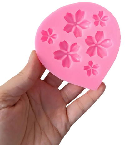 Molde Flor Rosa Sakura REPOSTERIA DECORACION