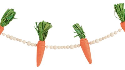 PASCUA Guirnalda Zanahoria DECORACION