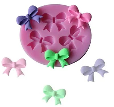 Molde de Silicona Mini Moños x3 REPOSTERÍA DECORACIÓN PASTELERÍA 
