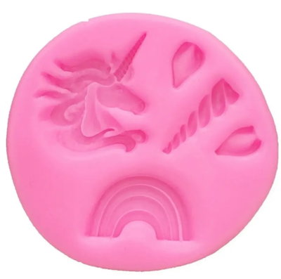 Molde de Silicona Unicornio Mini 🦄 