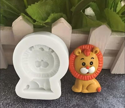 Molde de Silicona LEÓN 🦁 X1 REPOSTERÍA DECORACIÓN 