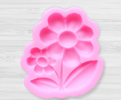 Molde de Silicona Flores con Tallo REPOSTERÍA DECORACIÓN 