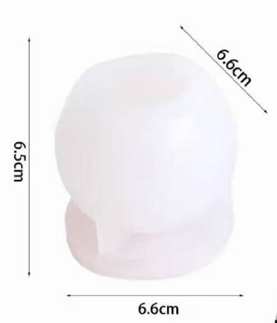 Molde de Silicona PELOTA ⚽ YESO CEMENTO Y VELA