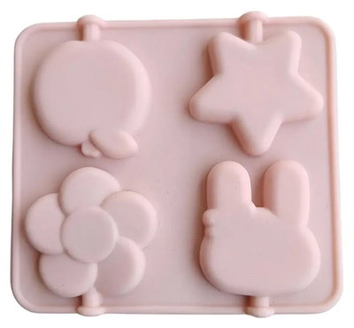 Molde de Silicona CHUPETIN FLOR CONEJO ESTRELLA MANZANA REPOSTERIA DECORACION
