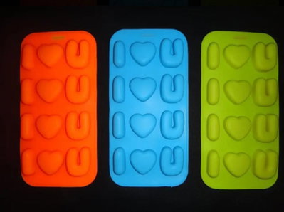 Molde de Silicona I LOVE U BOMBON JABON HIELO REPSOTETERIA DEC0RACION