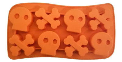 HALLOWEEN Molde de Silicona HUESOS Y CALAVERA RESPOSTERIA DECORACION