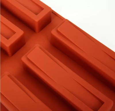 Molde de Silicona MINI RECTANGULAR X6 DECORACION PASTELERIA