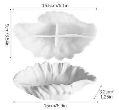 Molde de Silicona Caracola  3946 YESO CEMENTO RESINA