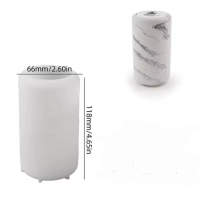 Molde de Silicona Florero Difusor Liso YESO RESINA CMENTO 3740