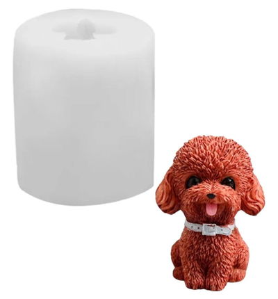 Molde de Silicona Perro Caniche Mini Toy 3307