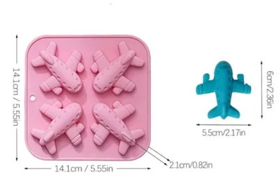 Molde de Silicona AVIONES REPOSTERÍA YESO VELA