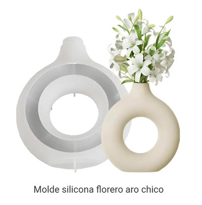 Molde de Silicona FLORERO MINI DONA