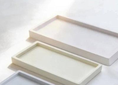 Molde BANDEJA RECTANGULAR YESO RESINA CEMENTO