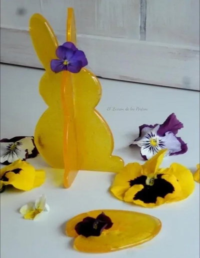 Molde de Silicona CONEJO ENCASTRE CHOCLATE REPOSTERIA DECORACION -ULTIMOS-