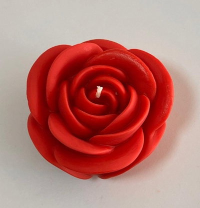 Molde de Silicona ROSA ROMANTICA YESO VELA REPOSTERIA