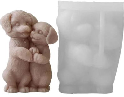 Molde de PERRITOS ABRAZADOS 25N8