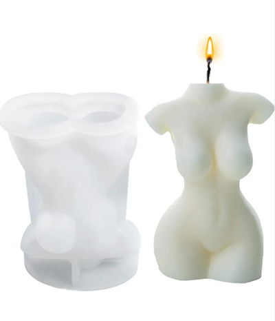 Molde de Silicona TORSO CUERPO DE MUJER 3D