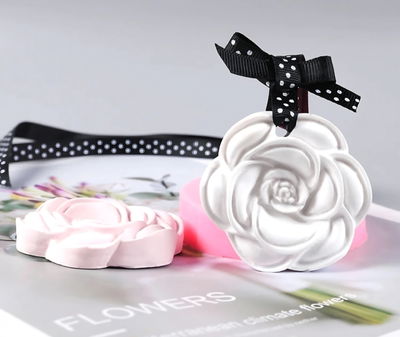 Molde flor colgante