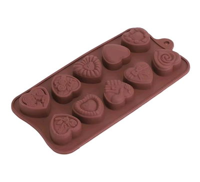 Molde bombones corazon