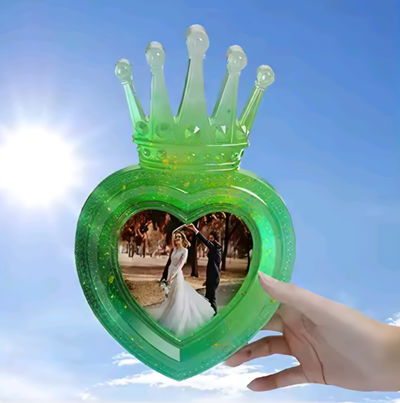 Molde porta retrato corazon 