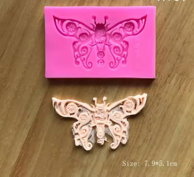 Molde mariposa plana