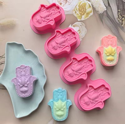 Molde manos de fatima x4