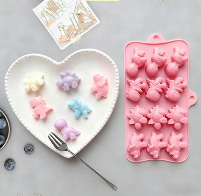 Molde dinosaurios x12