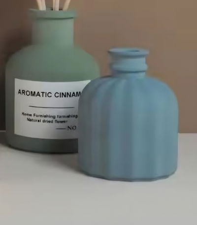 Molde florero facetado