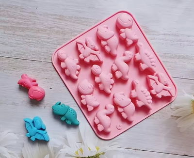 Molde dinosaurios x12