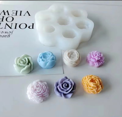 Molde flores x7