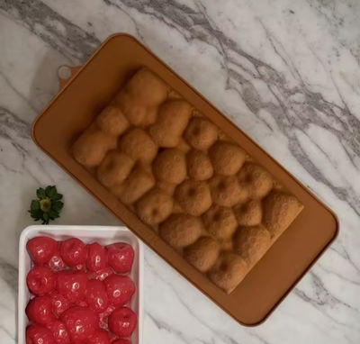 Molde tableta frutillas