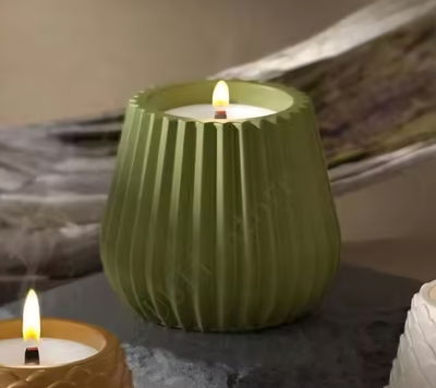 Molde contenedor cónico rayas