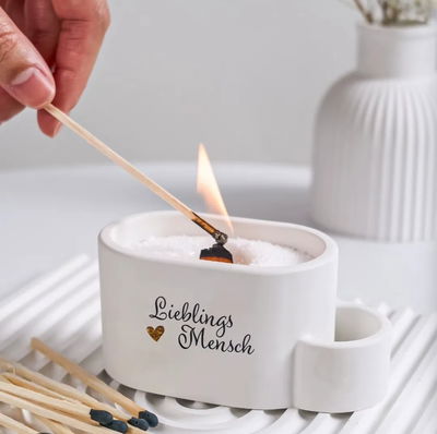 Molde portavela ovalado