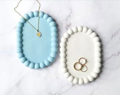 Molde bandeja ovalada burbujas