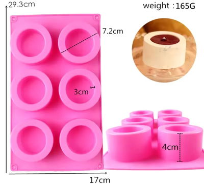 Moldes macetas circulares 