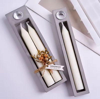 Molde porta vela doble y simple