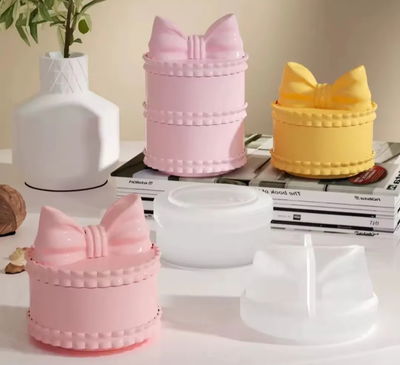 Molde recipiente moño 