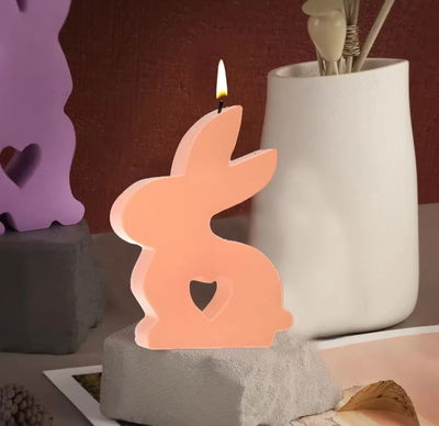 Molde conejo de lado 