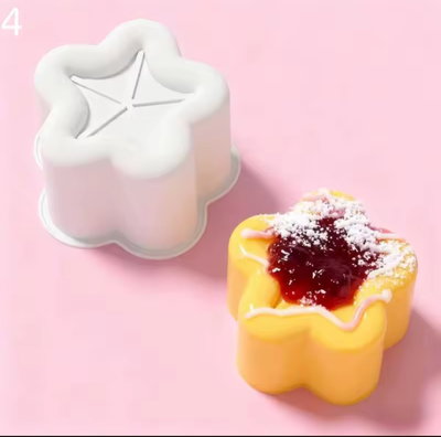 Molde mini torta estrella