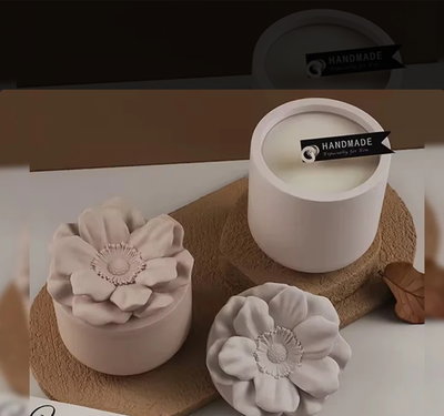 Caramelera flor con tapa