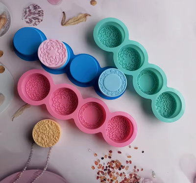 Molde jabones mándalas x4