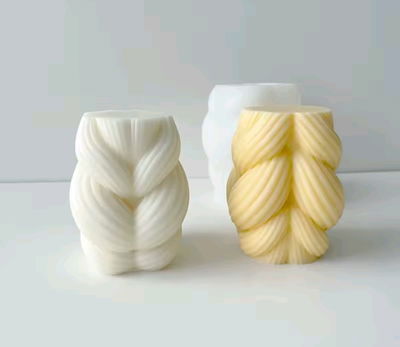 Molde vela trenza 