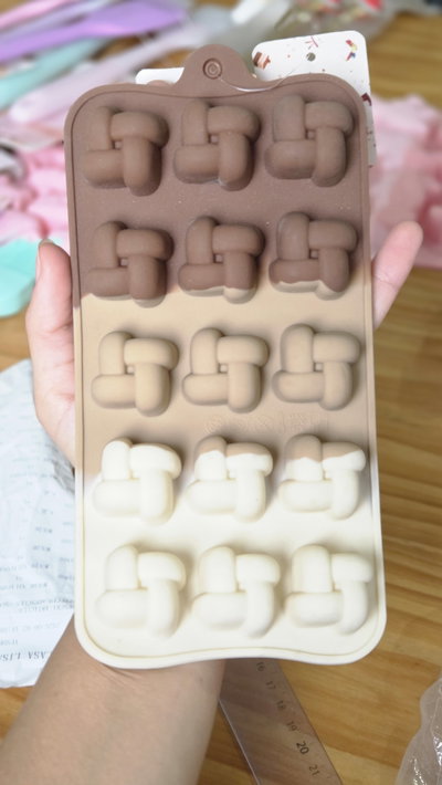 Molde bombones cubo x15