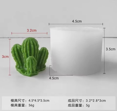 Molde cactus alto