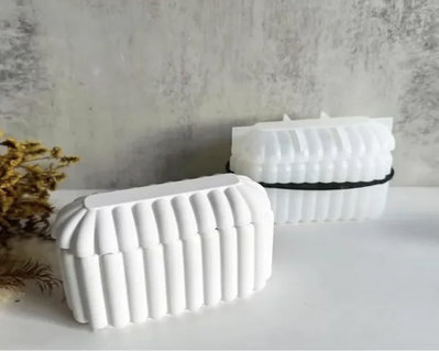 Molde alhajero con tapa ovalada 