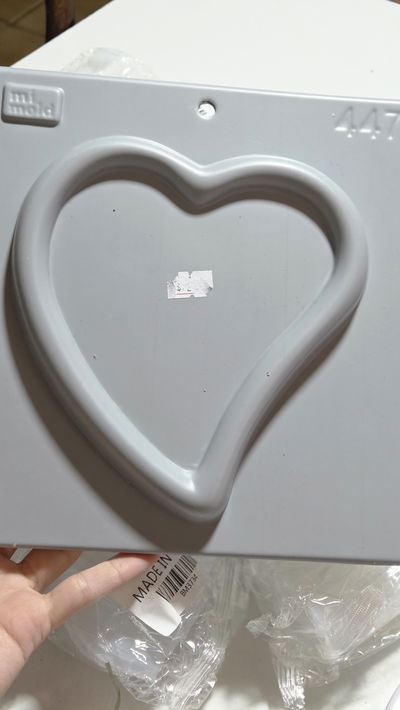 Molde termoformado bandeja corazon 