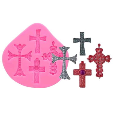 Molde cruces x4