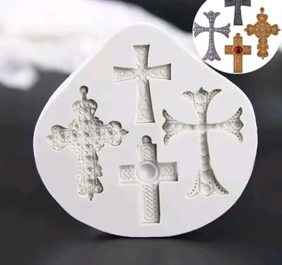 Molde cruces x4