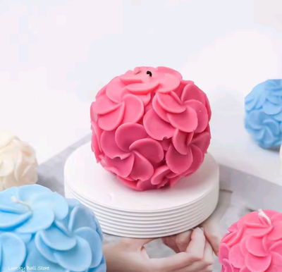 Molde bola de petalos
