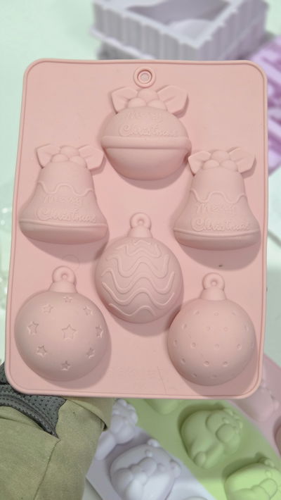 Molde bolas navideñas